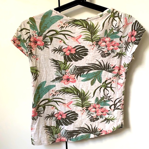 H&M I Tropical Green and Pink Shirt - Picture 2 of 2